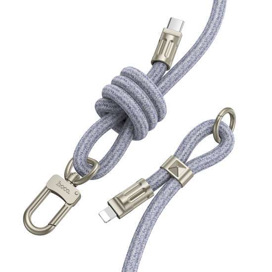 Colgante con Cable USB-C a Lightning Hoco GH7 Azul