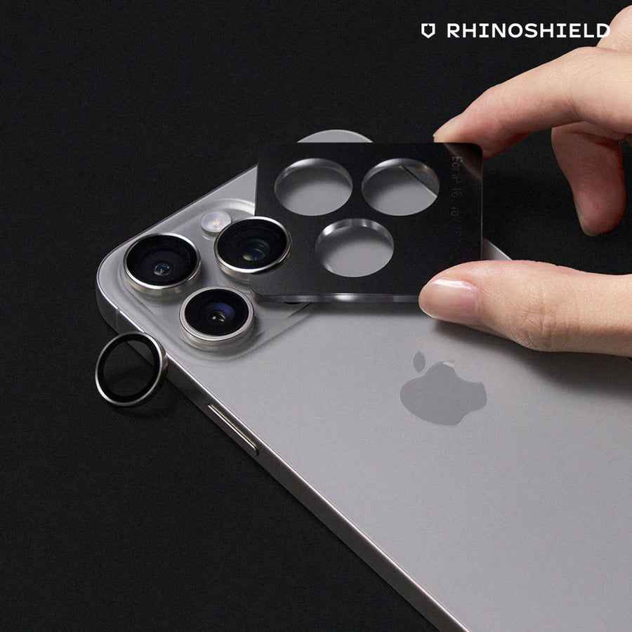 Protector Cámara Rhinoshield iPhone 16 PRO Plateado