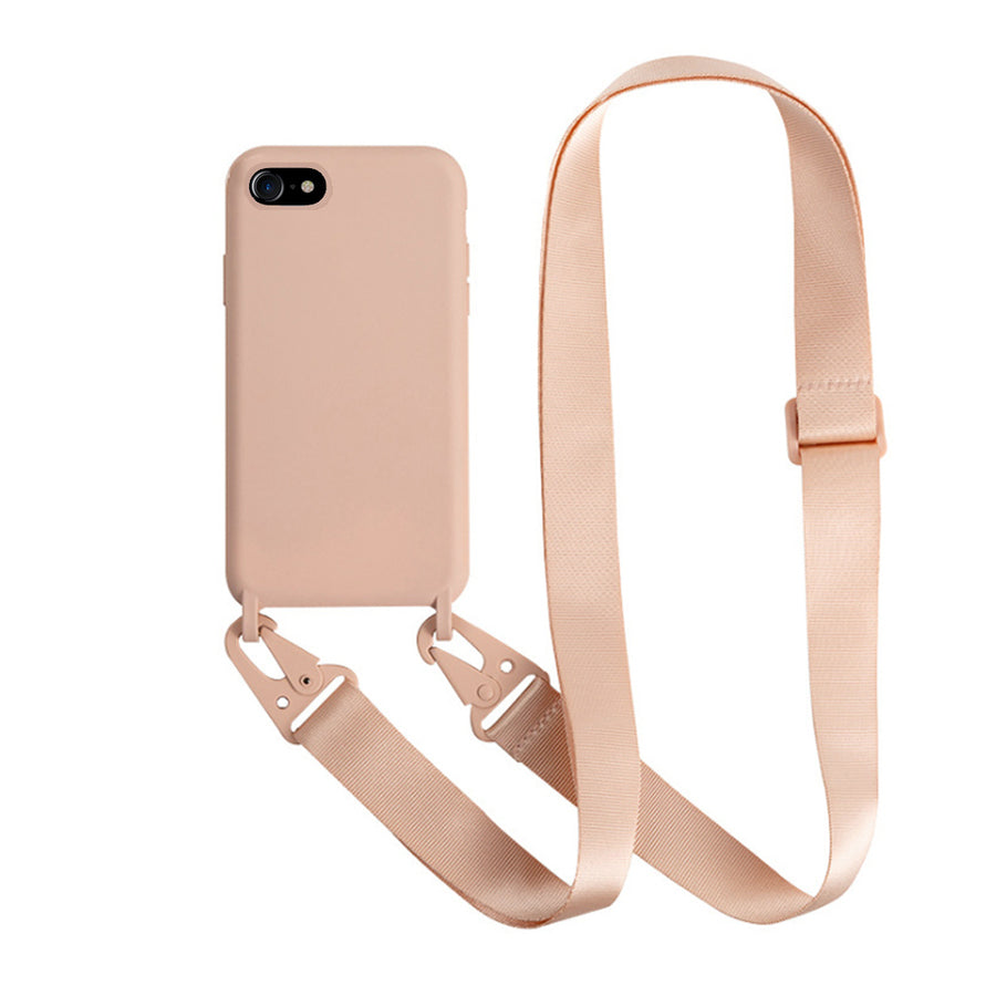 Silicona iCase Rosado con Correa - iPhone 6 / 6S