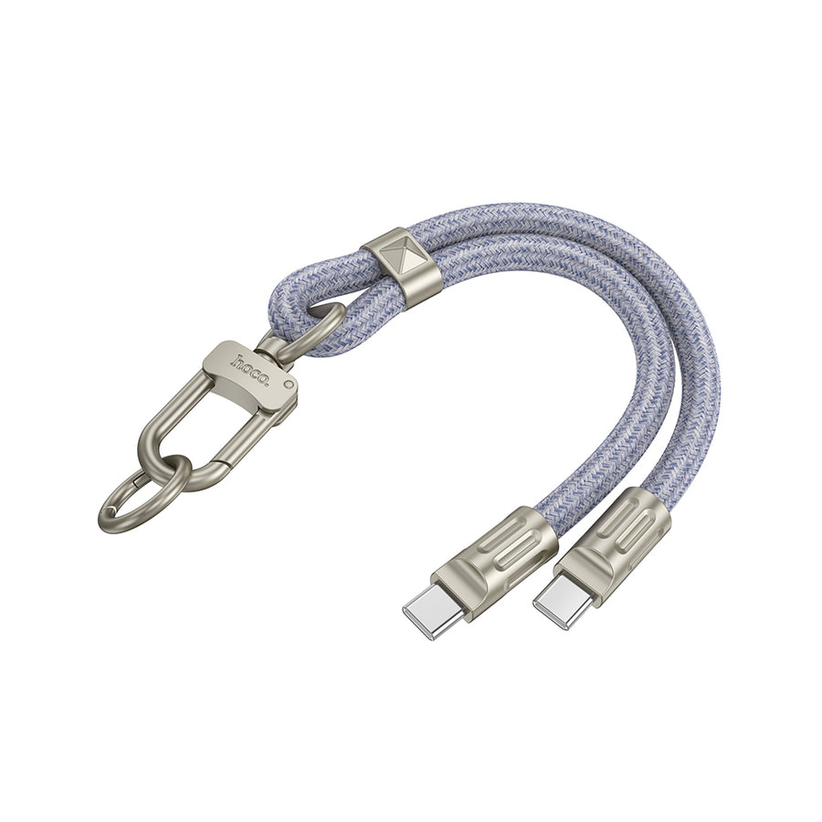 Colgante con Cable USB-C a USB-C Hoco GH5 Azul