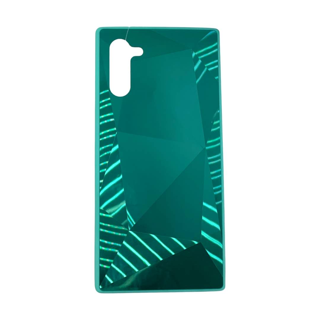 Espejado Triangulos Turquesa - Samsung Note 10