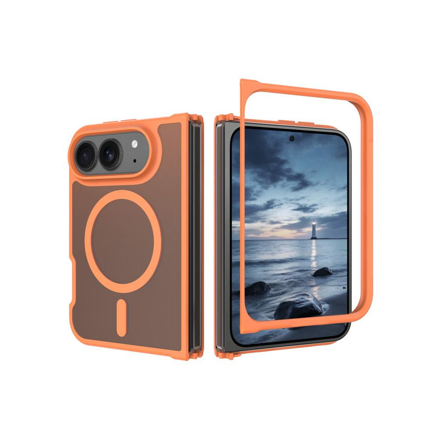 Cover Mate Magnetica Naranja iPhone Duo