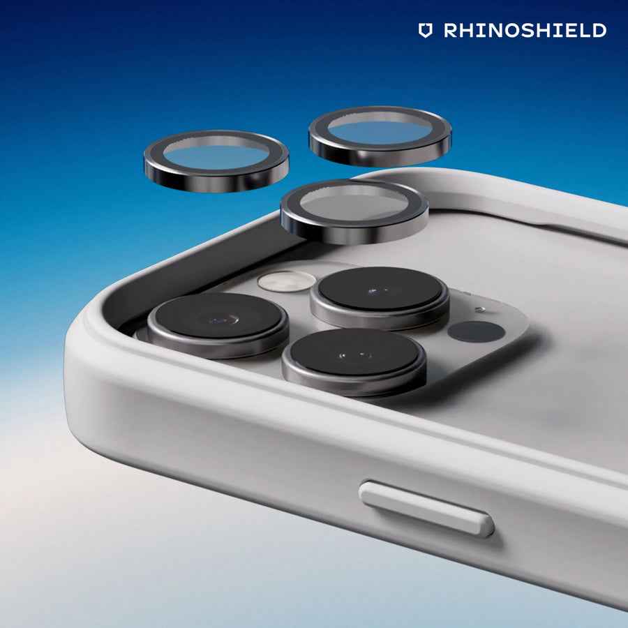 Protector Cámara Rhinoshield iPhone 16 PRO Plateado
