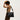 Bolso Puffer para Laptop hasta 14" Negro Metalizado