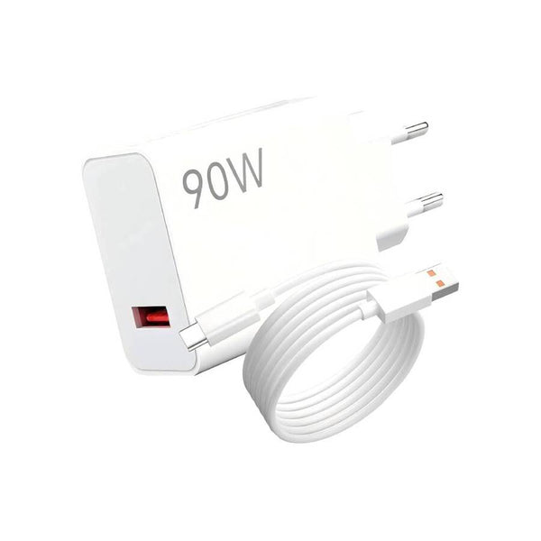 Pack Cargador de Pared Xiaomi 90W HyperCharge Blanco