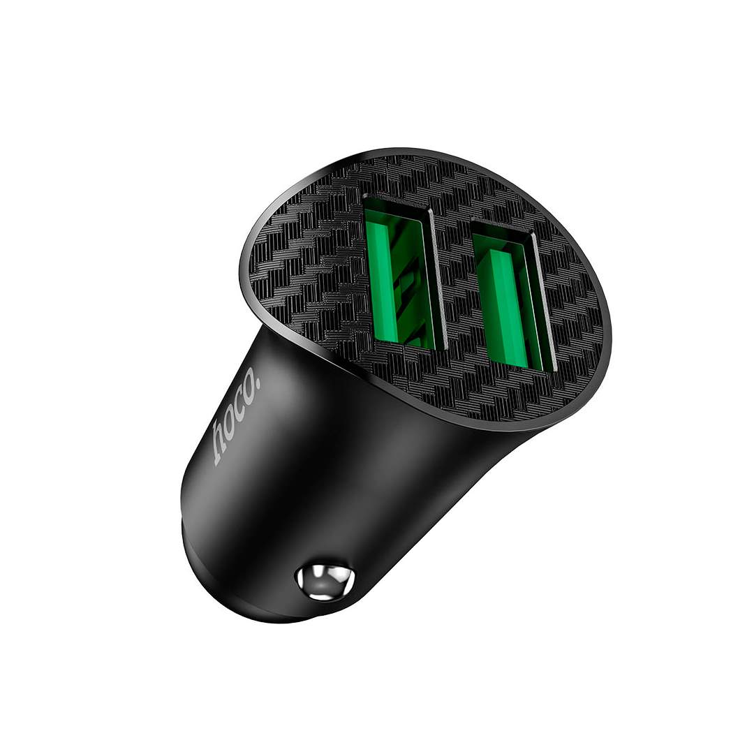 Adaptador Auto 2 USB Carga Rápida Hoco Z39 - iCase