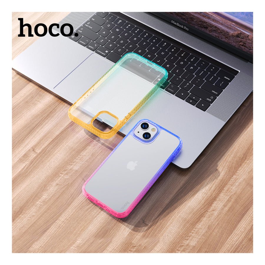 Degrade Azul Rosado Hoco - iPhone 14 PRO MAX - iCase