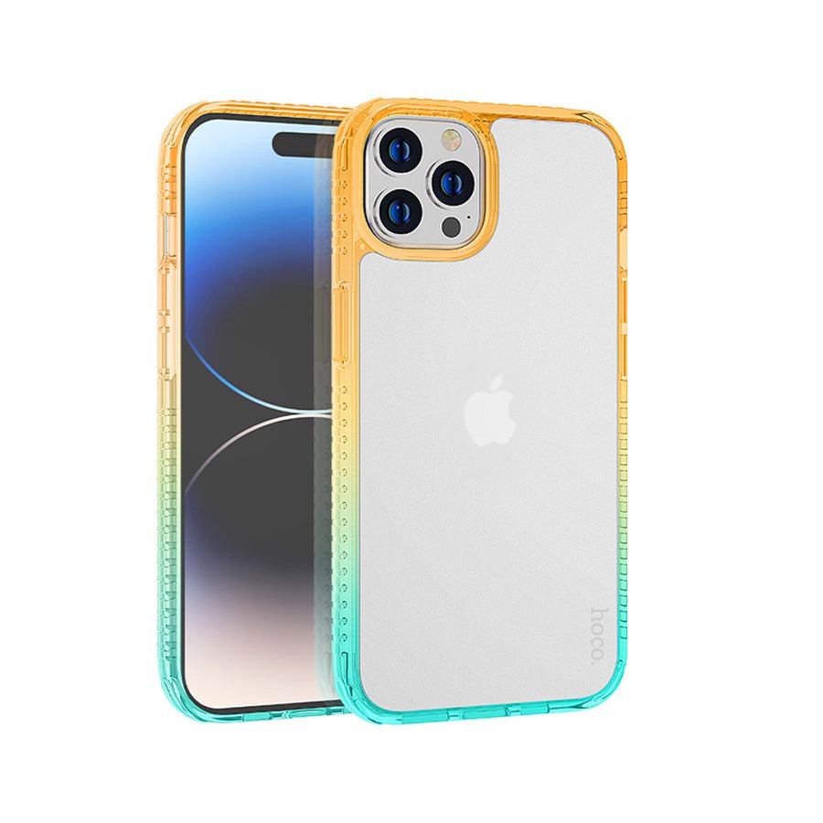 Degrade Naranja Turquesa Hoco - iPhone 14 PRO MAX - iCase