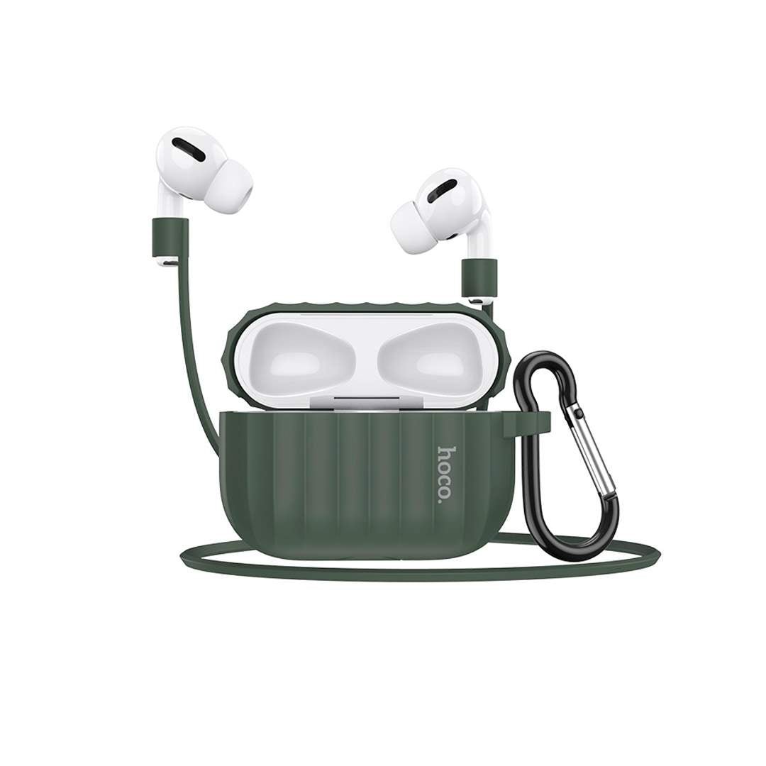 Estuche Airpods PRO con cuerda Hoco WB20 - Verde - iCase