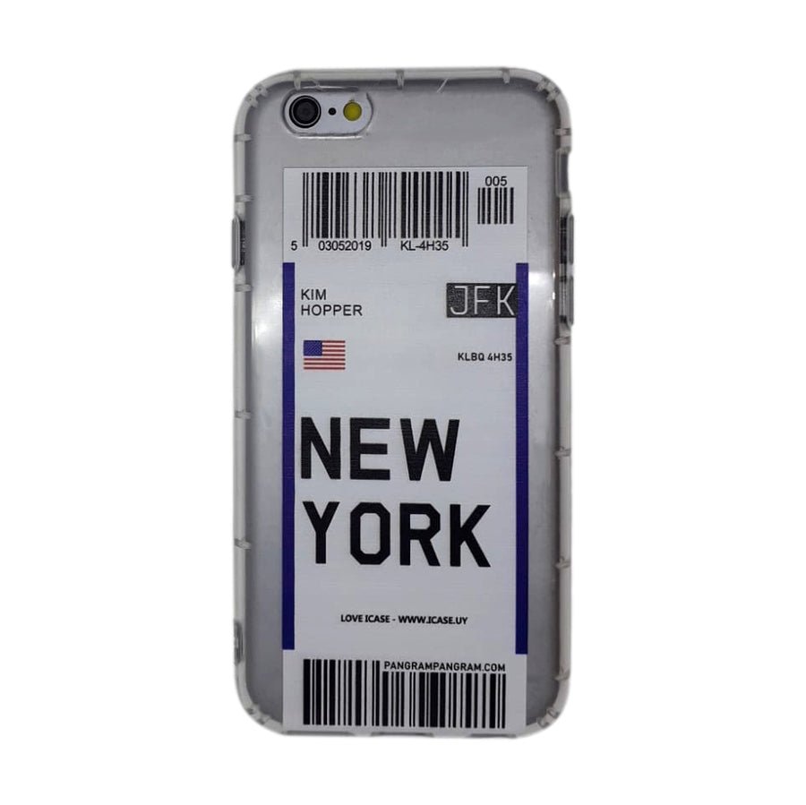 New York Boarding Pass - iPhone 6 / 6S - iCase