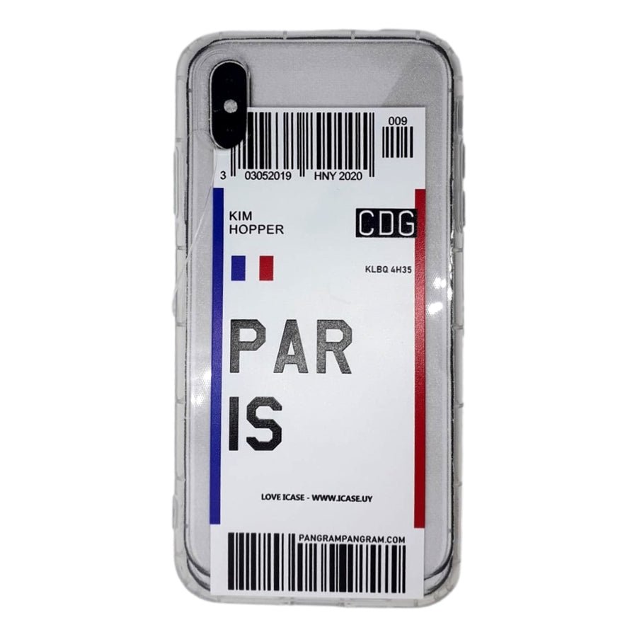 Paris Boarding Pass - iPhone XS MAX - iCase