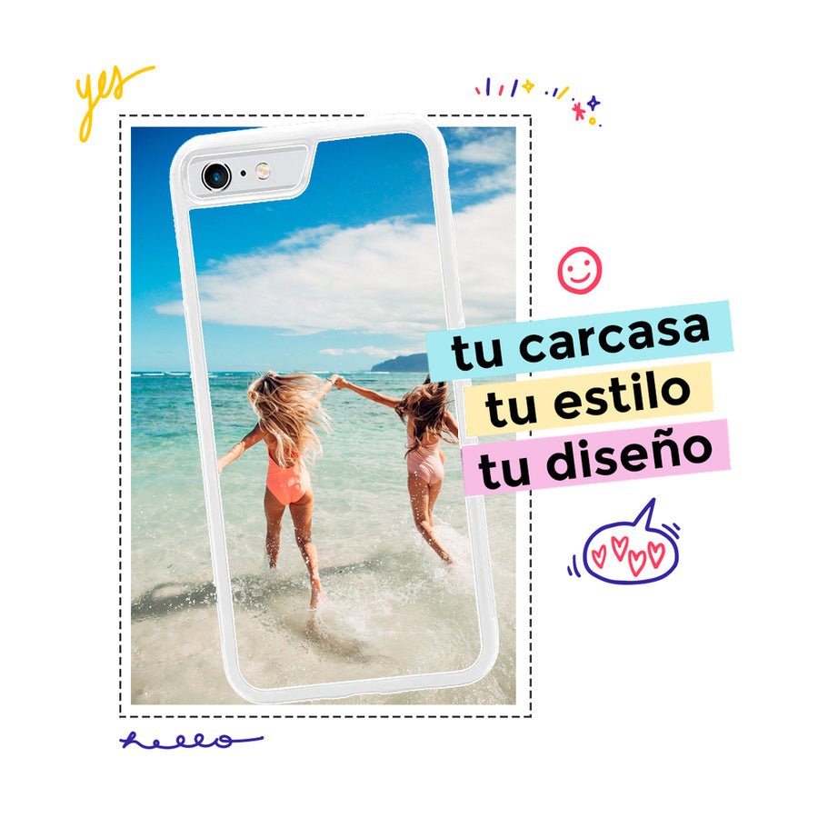 Personalizada - iPhone 14 PRO MAX - Borde Transparente - iCase