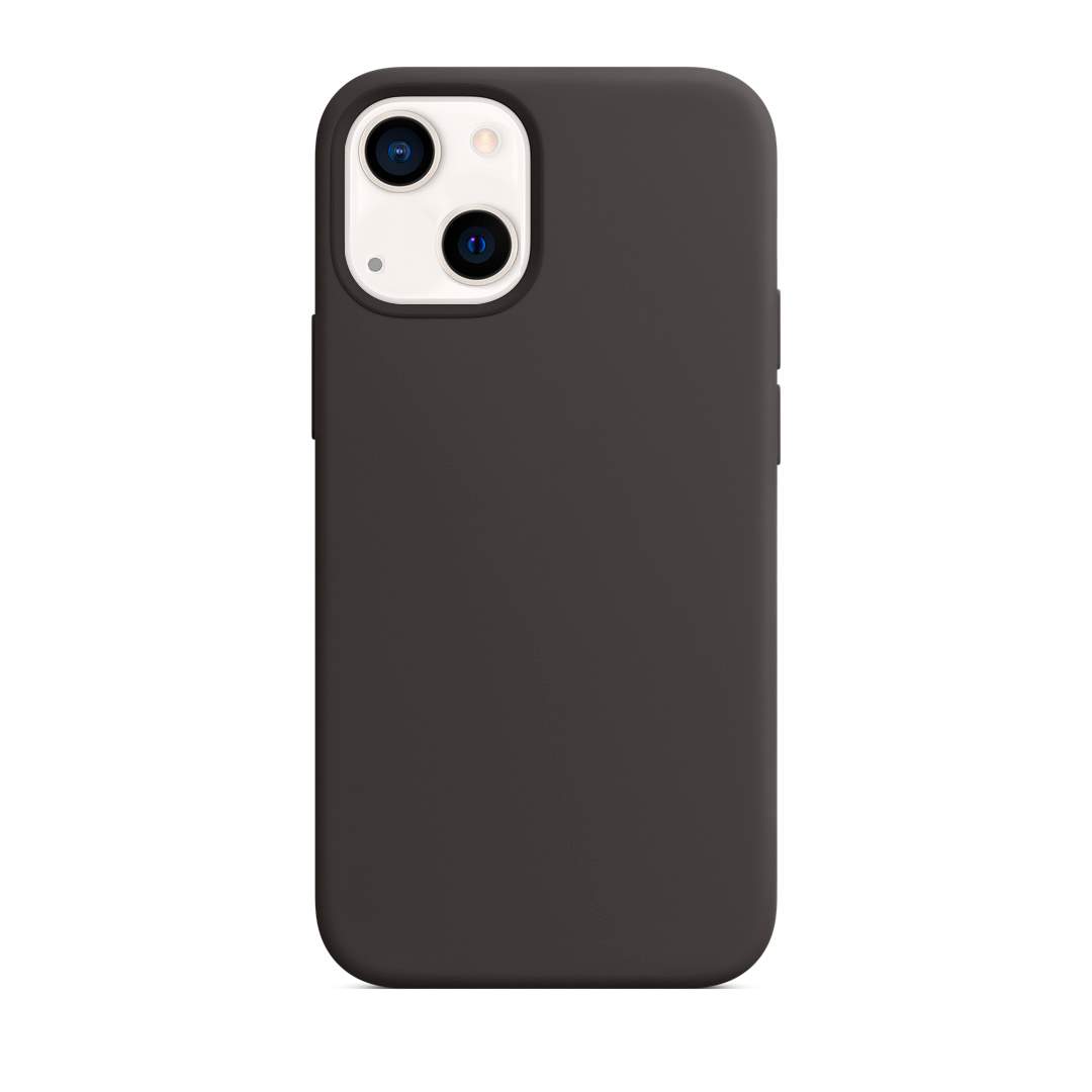 Funda puede usarse con iPhone 13, negro, Original Soft Case, silicona,  black (18) full side - All Spares
