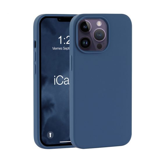 Carcasa de silicona con MagSafe para el iPhone 15 Pro Max - Azul